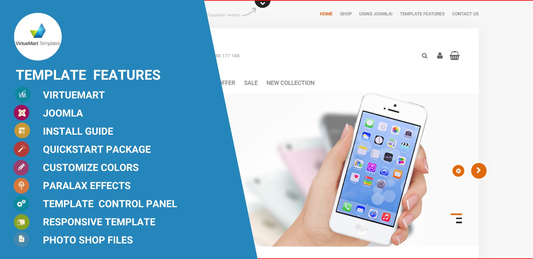 Glise Store Virtuemart Template