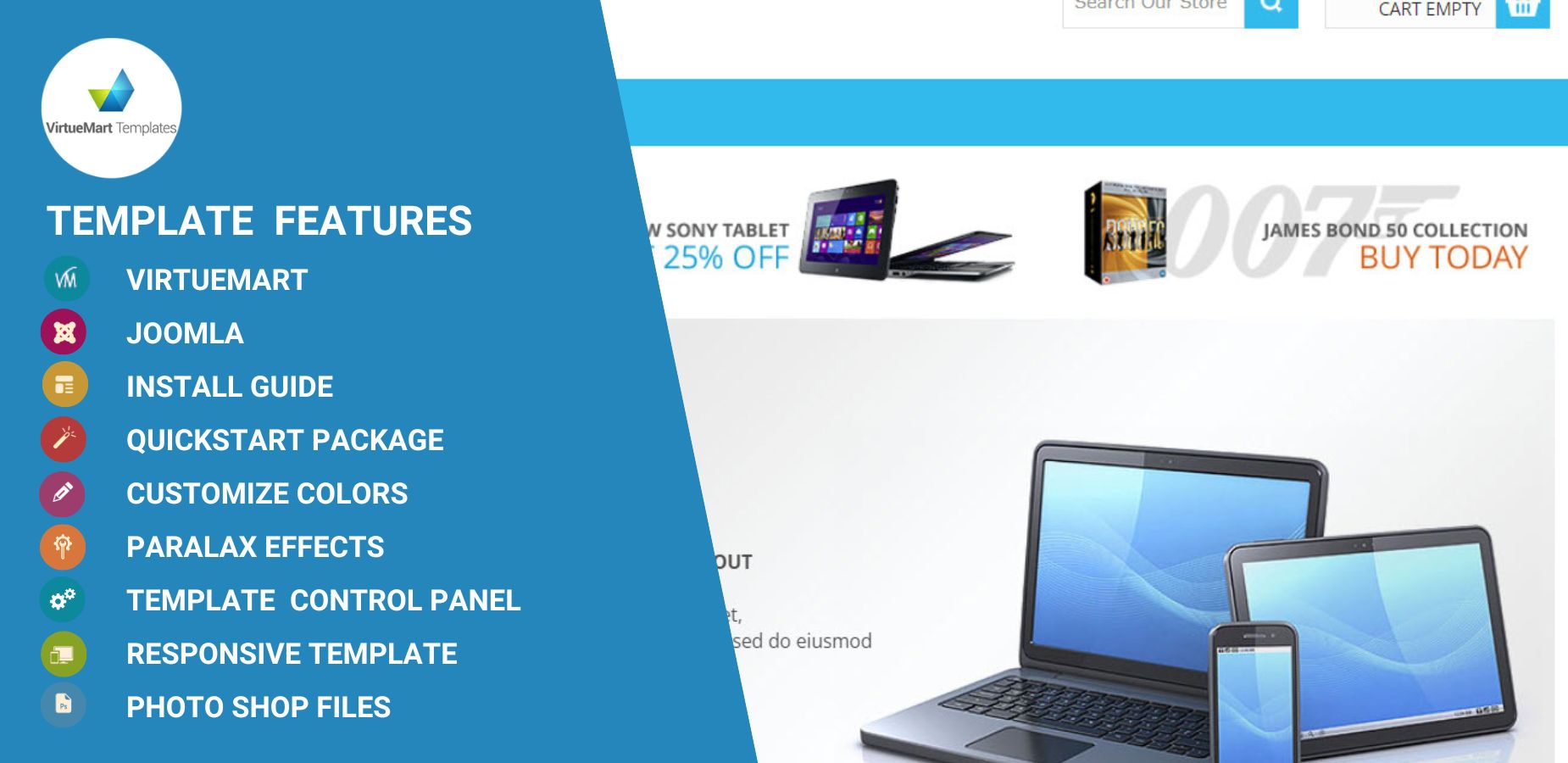 Transform Virtuemart Template