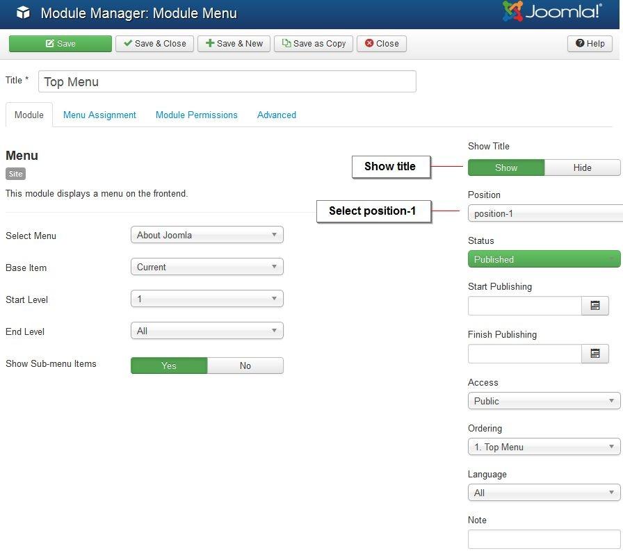 joomla3x topmenu part1